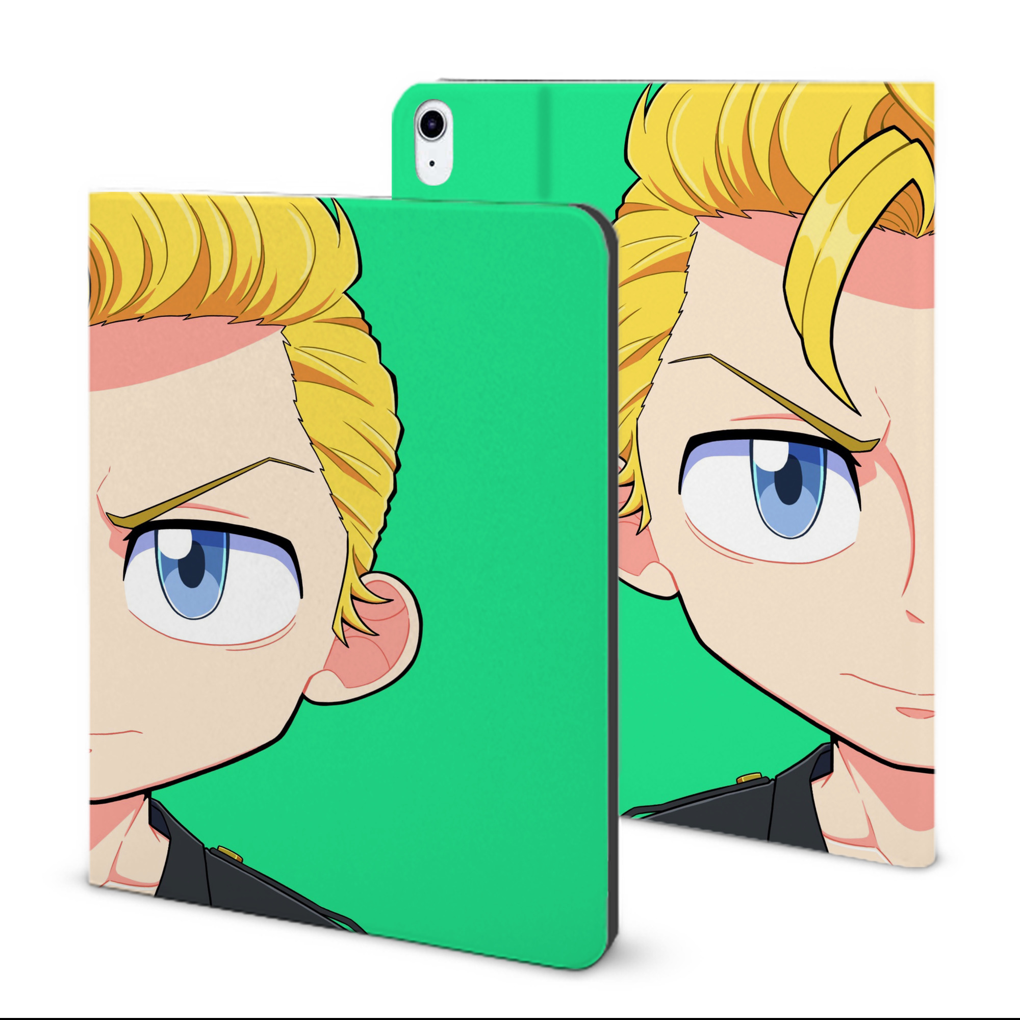 （画像用） 東京リベンジャーズ Tokyo Revengers IPad ケース ブック型 PUレザー TPU 耐衝撃 軽量 薄型 ペン収納なし 全面保護 IPad 各モデル対応